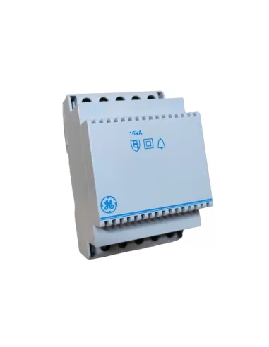 Ge power 550807 transformateur din entrée 230v sortie 24v 16va